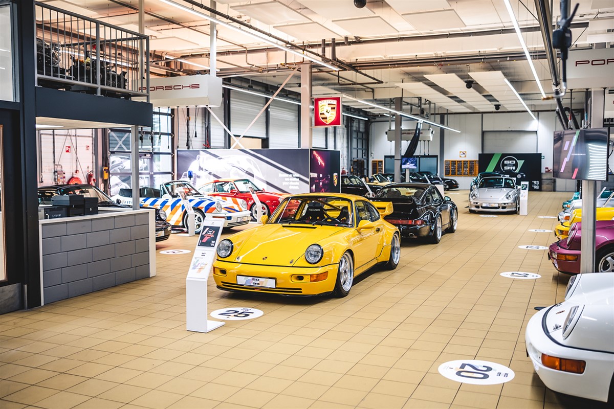 Porsche Centrum Gelderland 60 years Porsche 911 Exposition B12